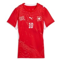 Švajčiarsko Granit Xhaka #10 Domáci Ženy futbalový dres MS 2026 Krátky Rukáv